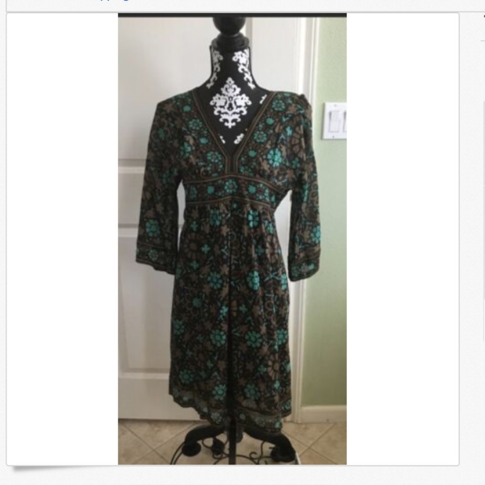 Trina Turk Long sleeve Floral dress